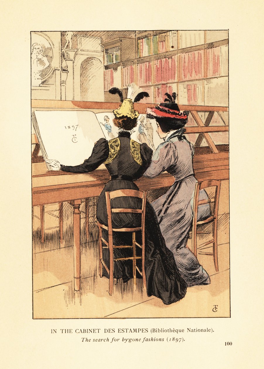 Dans le Cabinet des Estampes, Bibliothèque Nationale - François Courboin