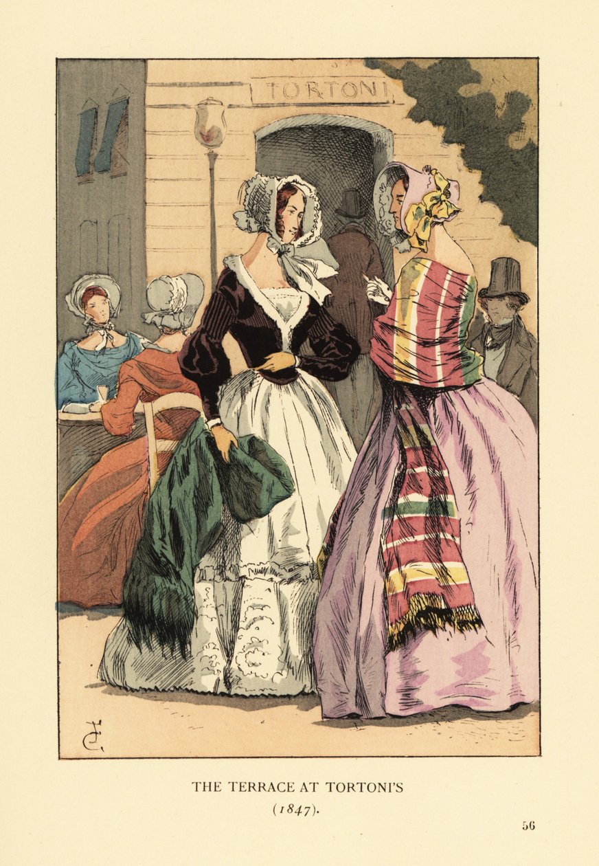 La terrasse chez Tortoni - François Courboin