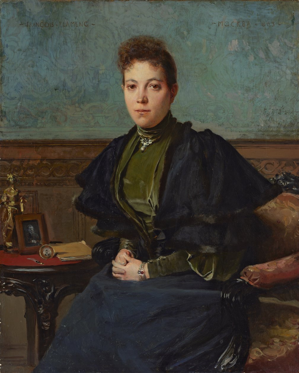 Portrait de Vera Kharitonenko - Francois Flameng