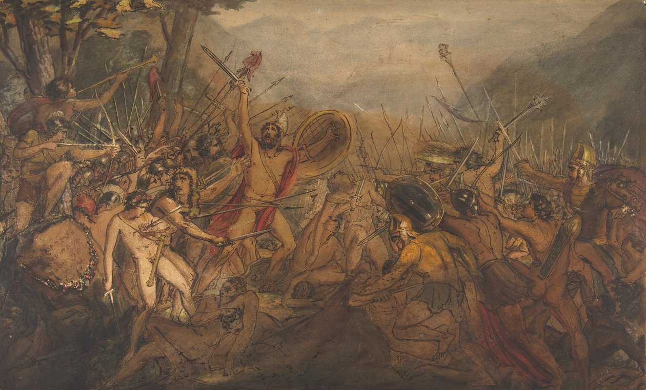 Scène de bataille - François Joseph Heim