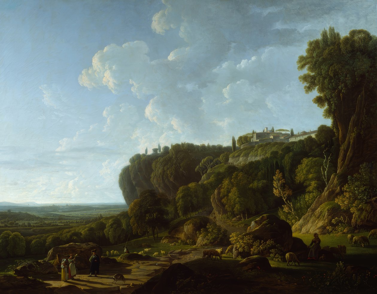 La Campagna romaine (vue de Tivoli) - François Sablet
