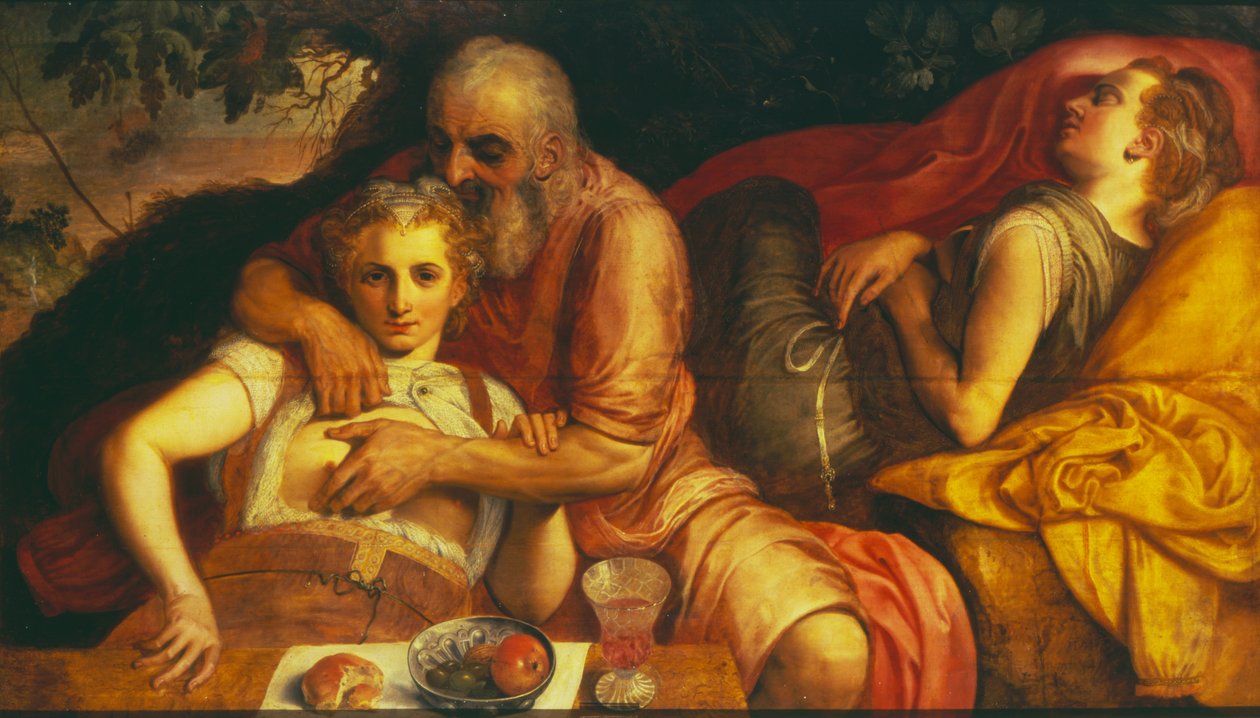 Loth et ses filles, années 1550 - Frans Floris