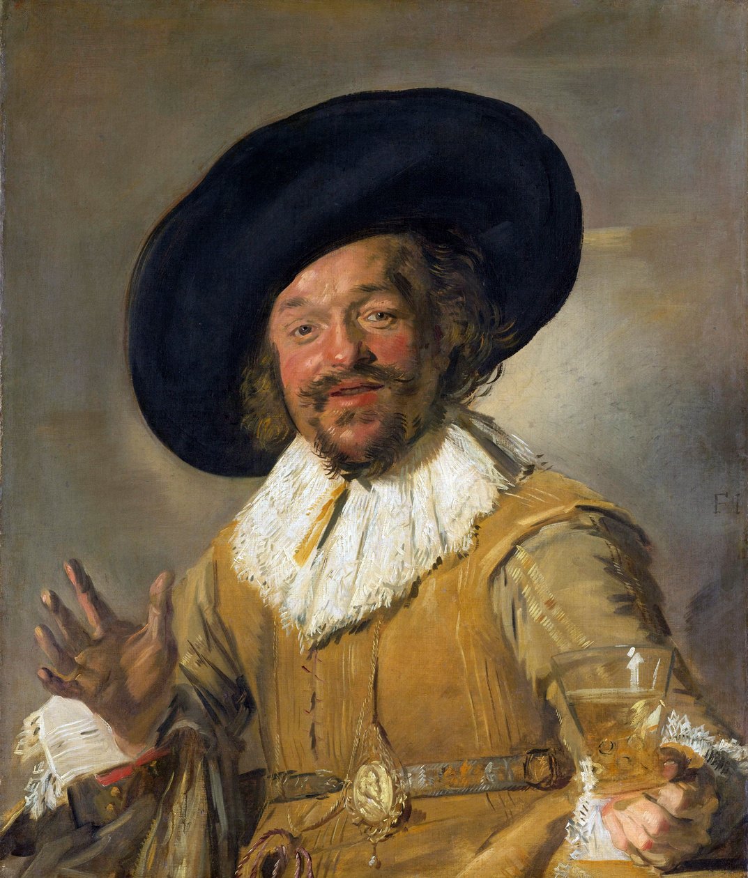 Le joyeux buveur - Frans Hals