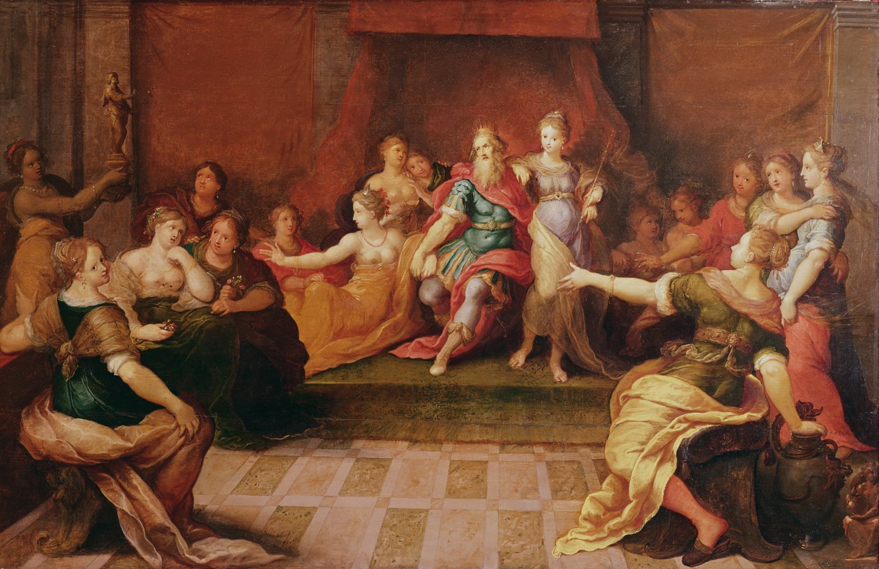Salomon et ses femmes - Frans II Francken the Younger