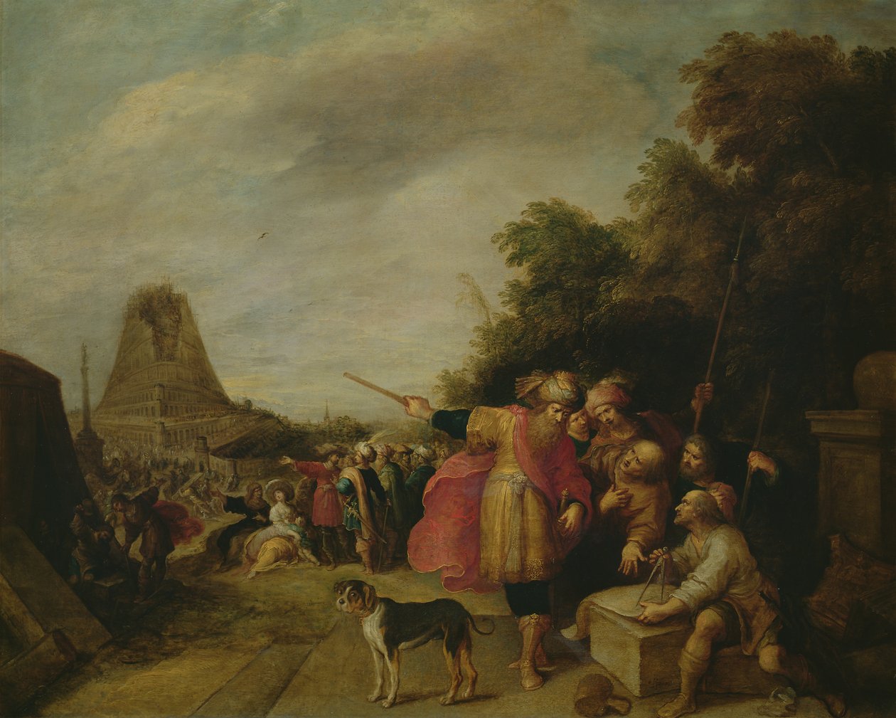 La Construction de la Tour de Babel - Frans II Francken the Younger