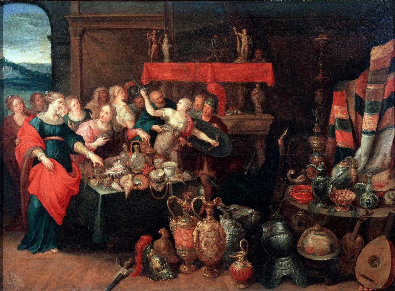 Achille reconnu - Frans Francken II
