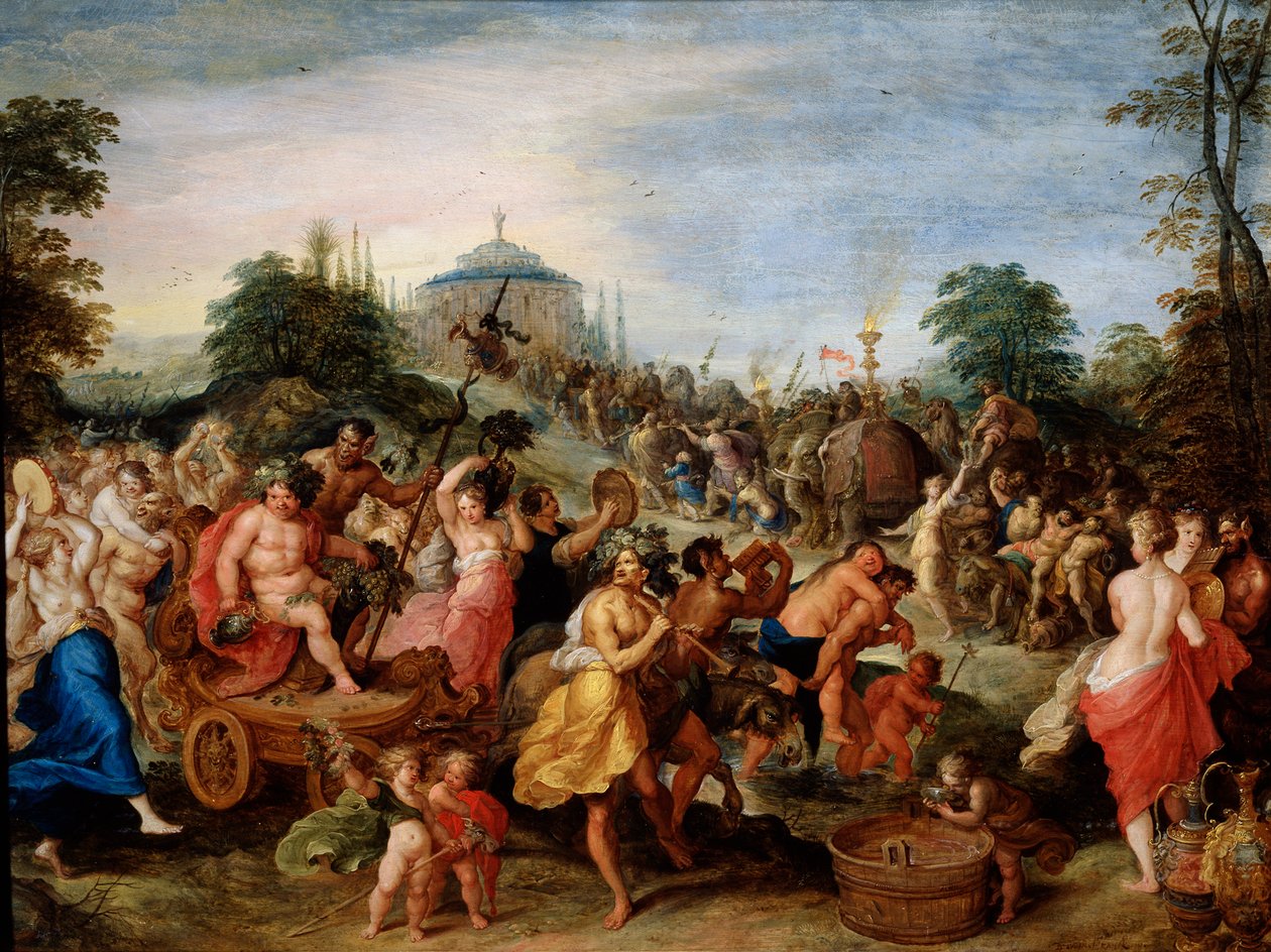 Procession de Bacchus, 17e siècle - Frans Francken II