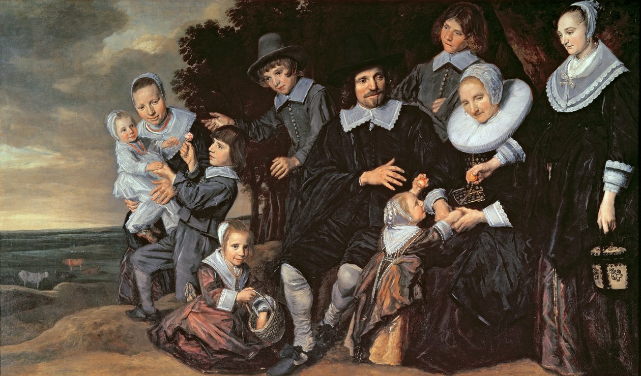 Groupe familial dans un paysage, c.1647-50 - Frans Hals