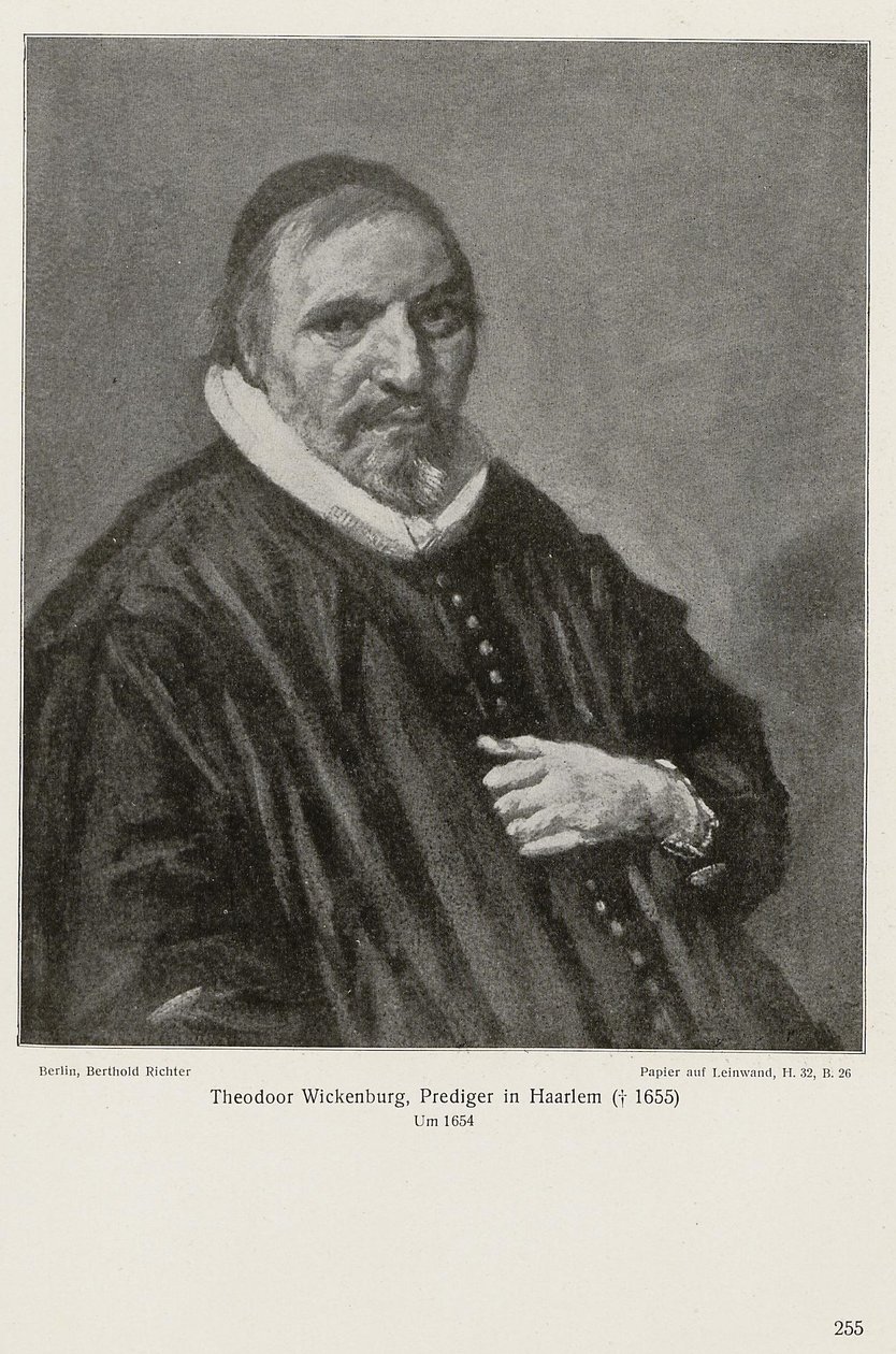 Portrait de Theodorus Wikenburg - Frans Hals