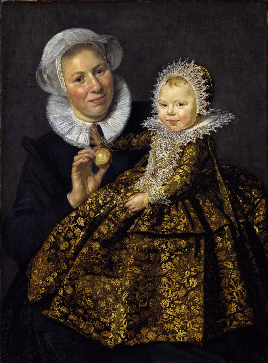 Catharina Hooft avec sa nourrice - Frans I Hals