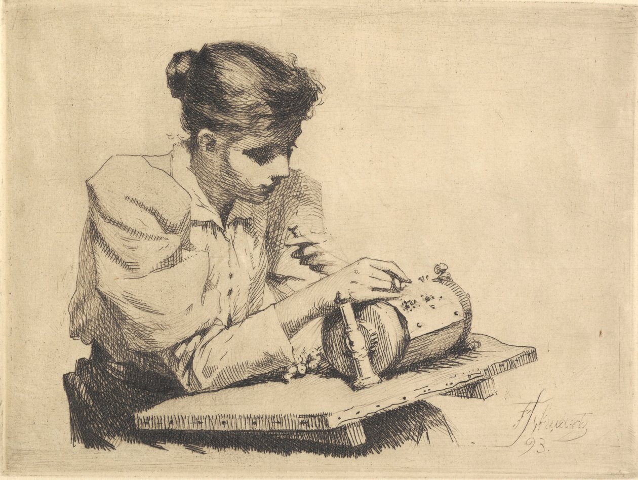 La Dentellière - Frans Schwartz