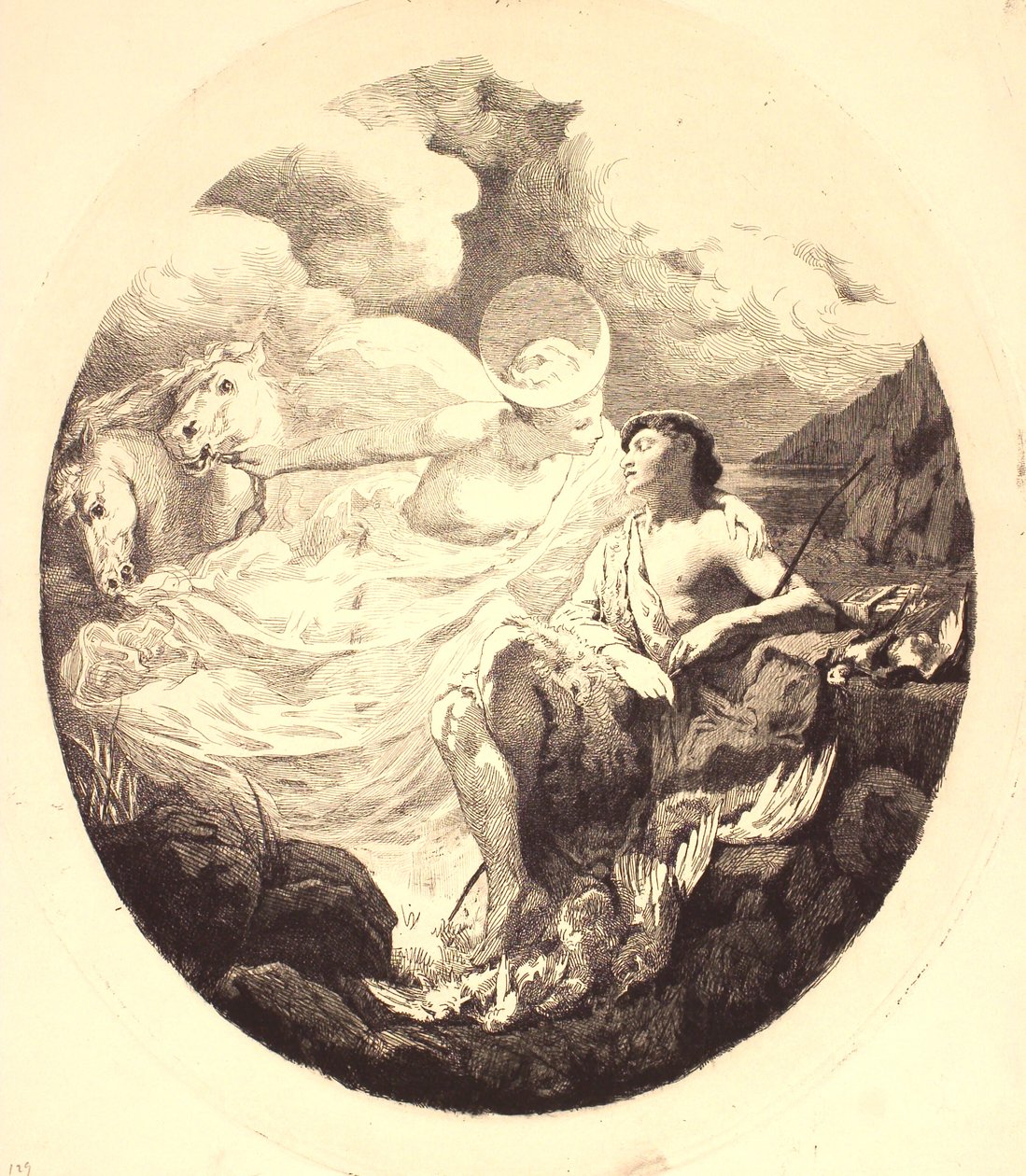 Séléné et Endymion - Frans Schwartz