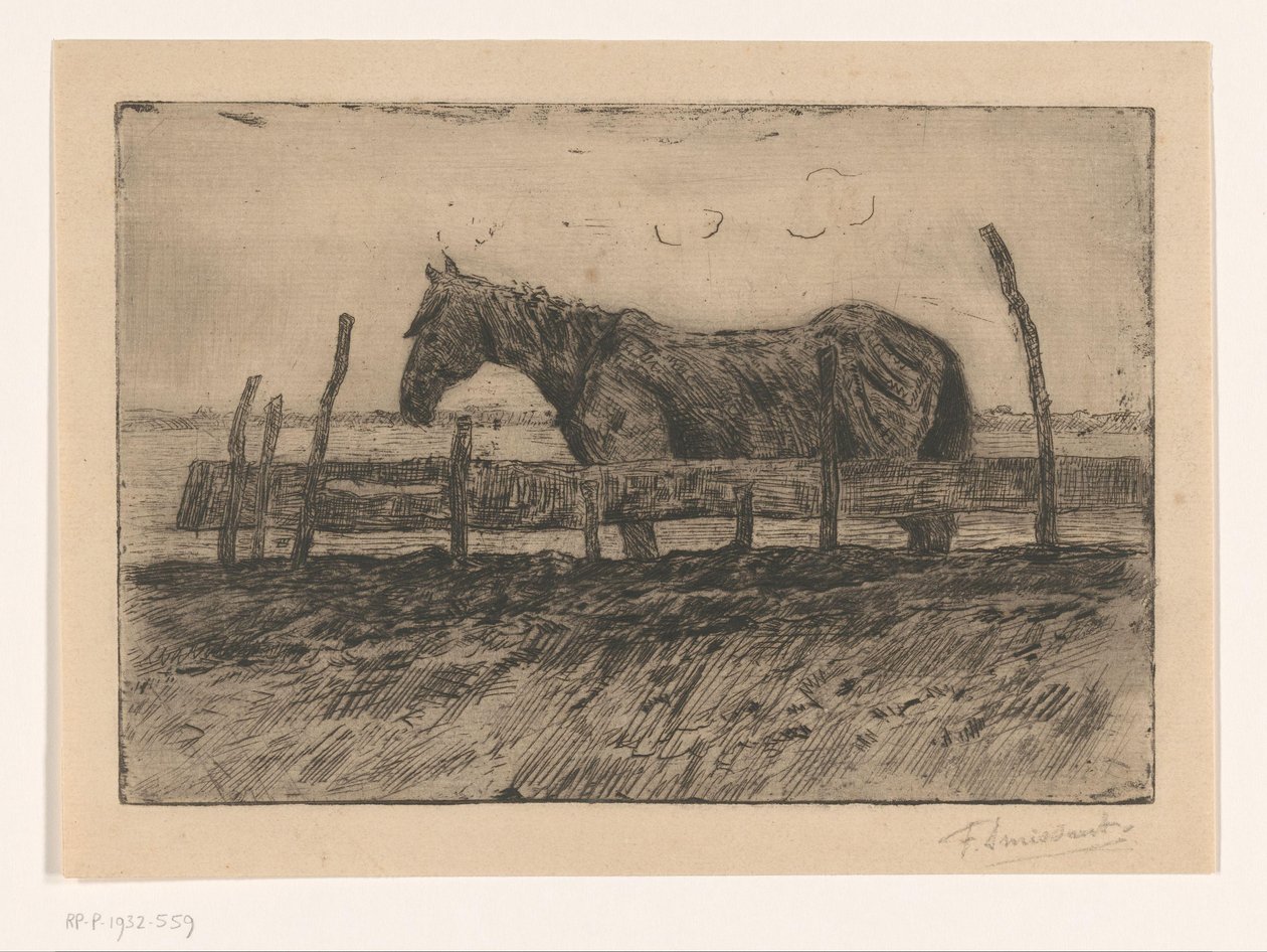 Cheval - Frans Smissaert (signed by artist)