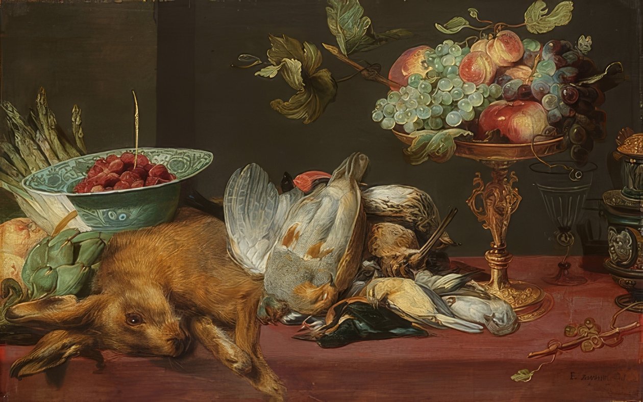 Nature morte avec petit gibier et fruits - Frans Snyders or Snijders