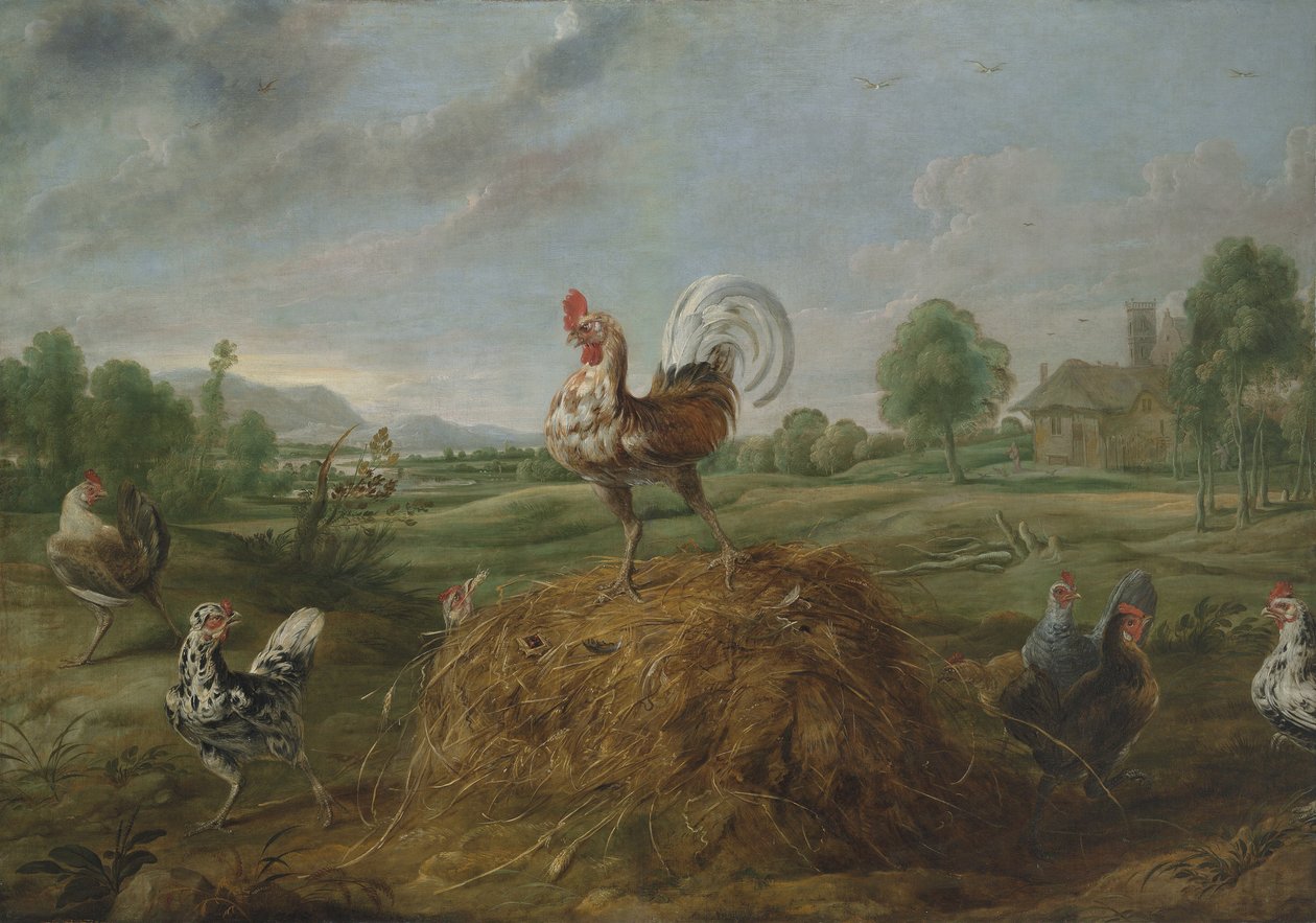 Le Coq et la Perle - Frans Snyders or Snijders