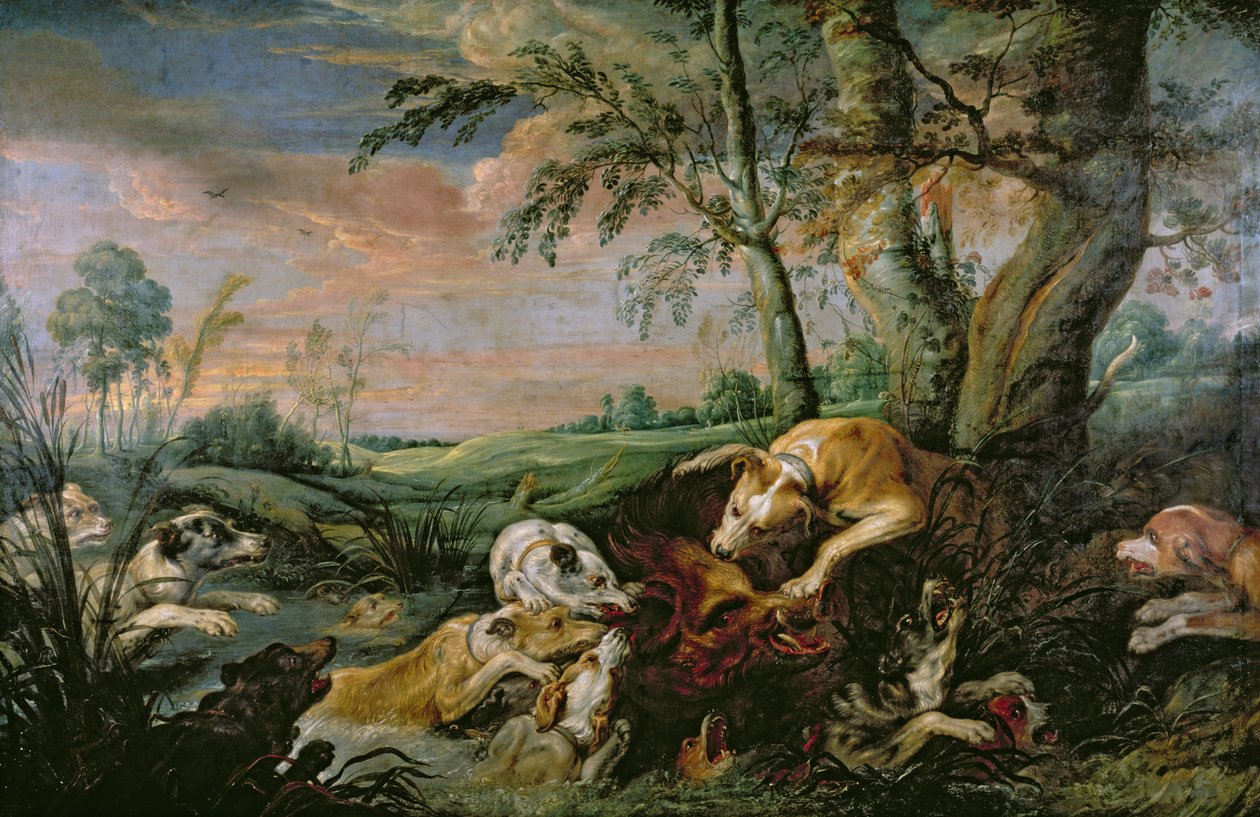Chasse au Sanglier - Frans Snyders or Snijders