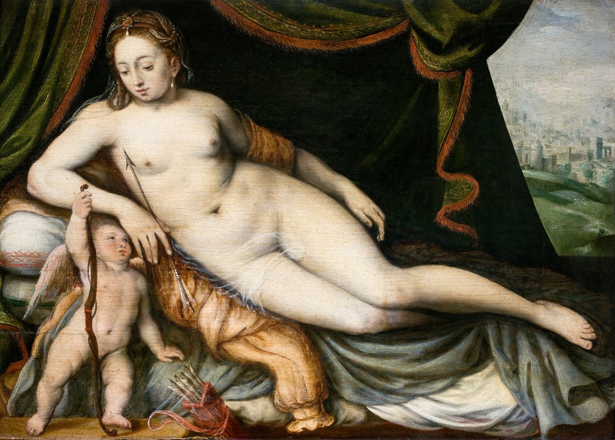Vénus et Cupidon, c.1560 - Frans Vriendt