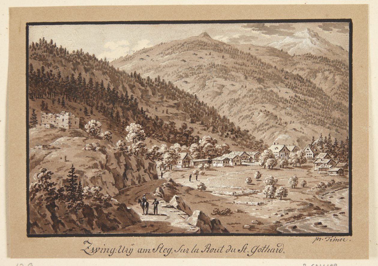 Vue suisse - Frans Xaver Triner