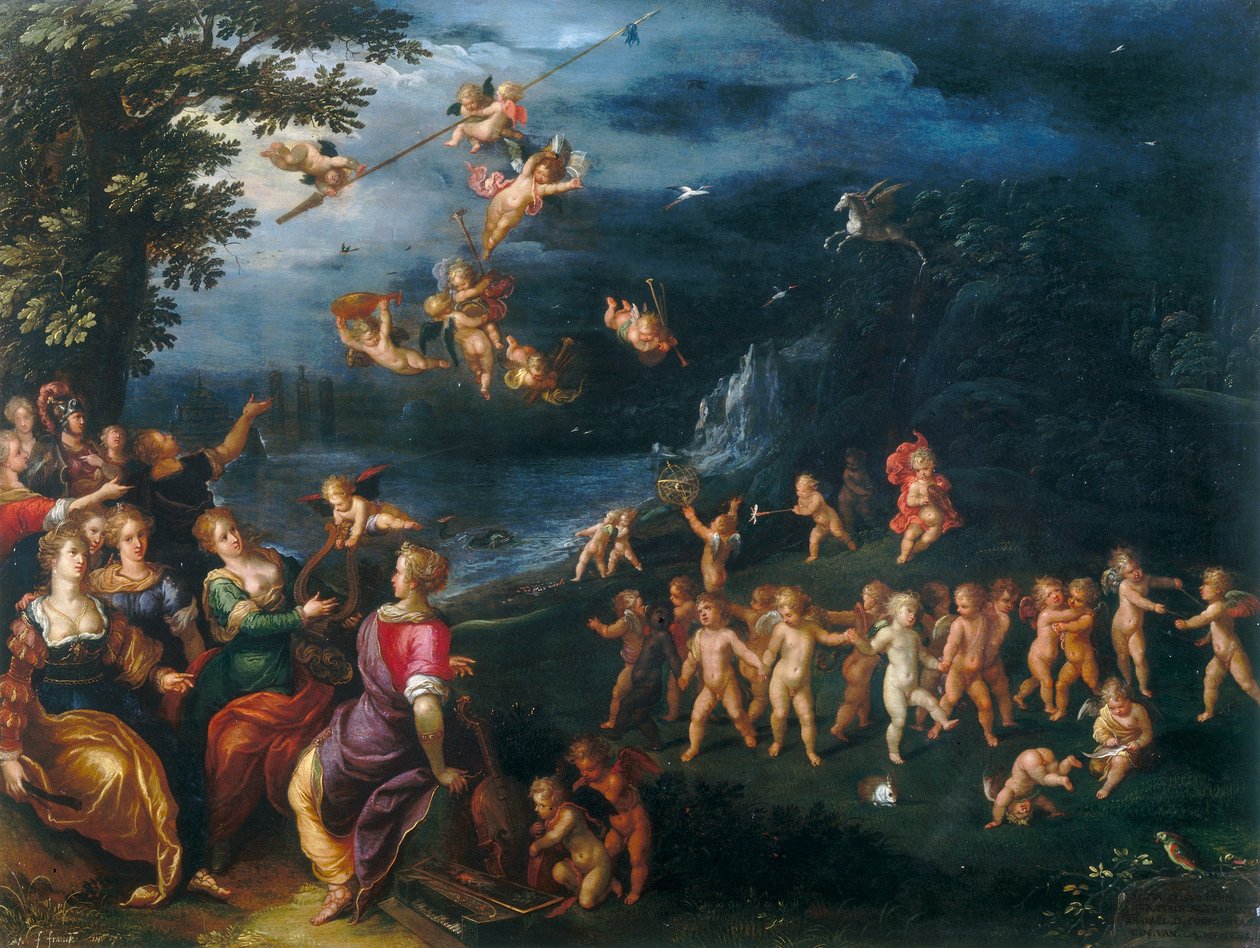 Allégories du génie - Frans the Elder Francken