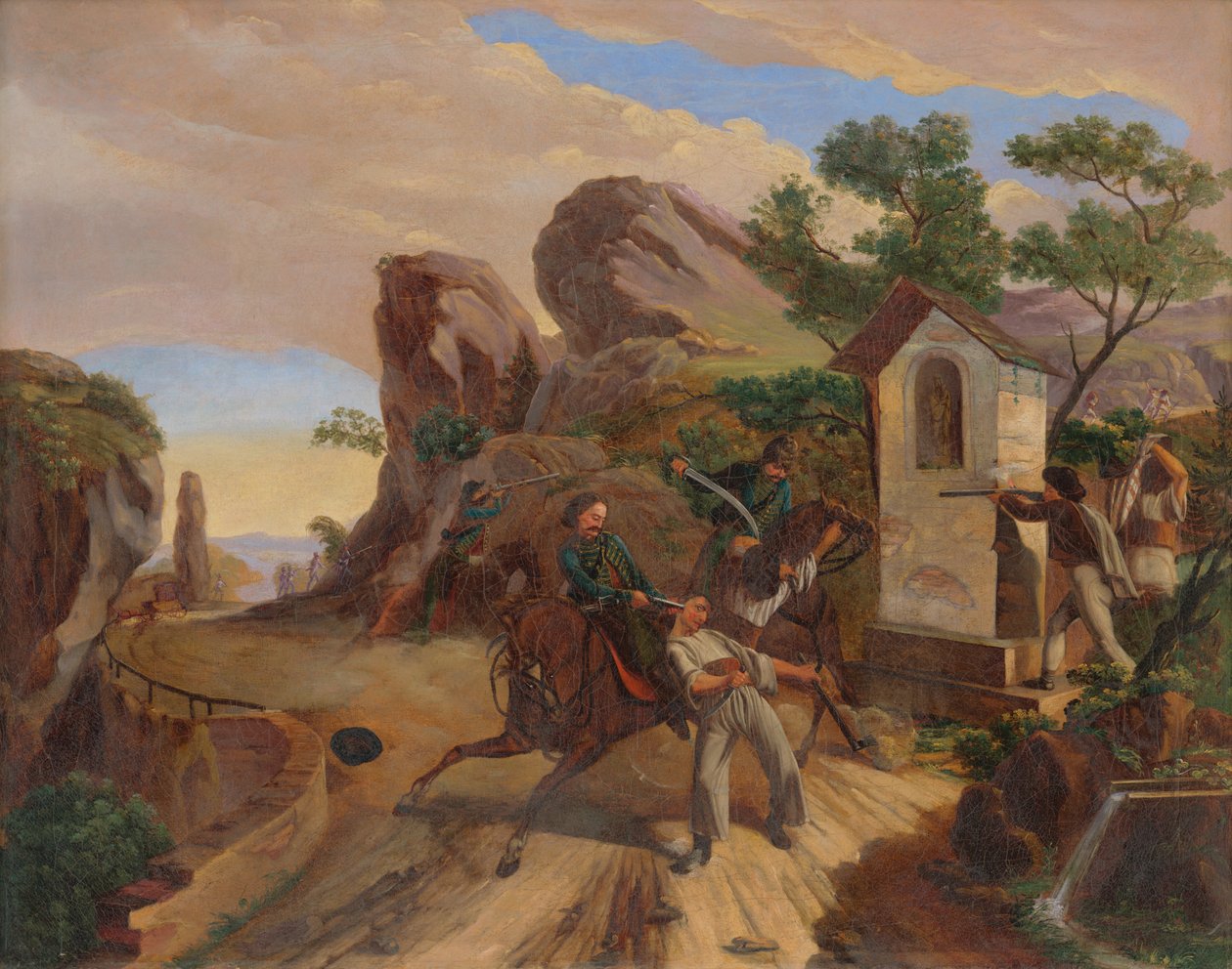 Embuscade de bandits - Frantisek Belopotocky