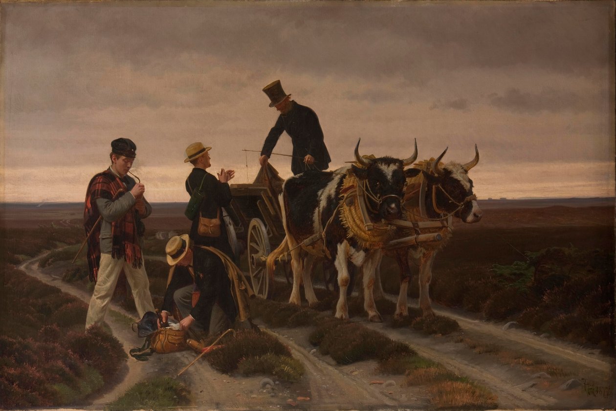 Voyage à pied. Jutland. - Frants Henningsen