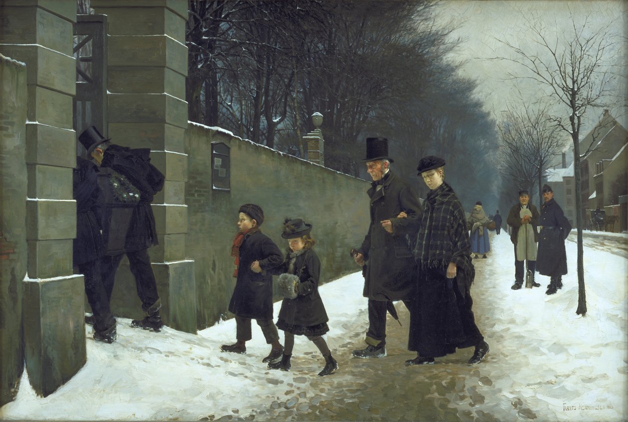 Un enterrement - Frants Henningsen