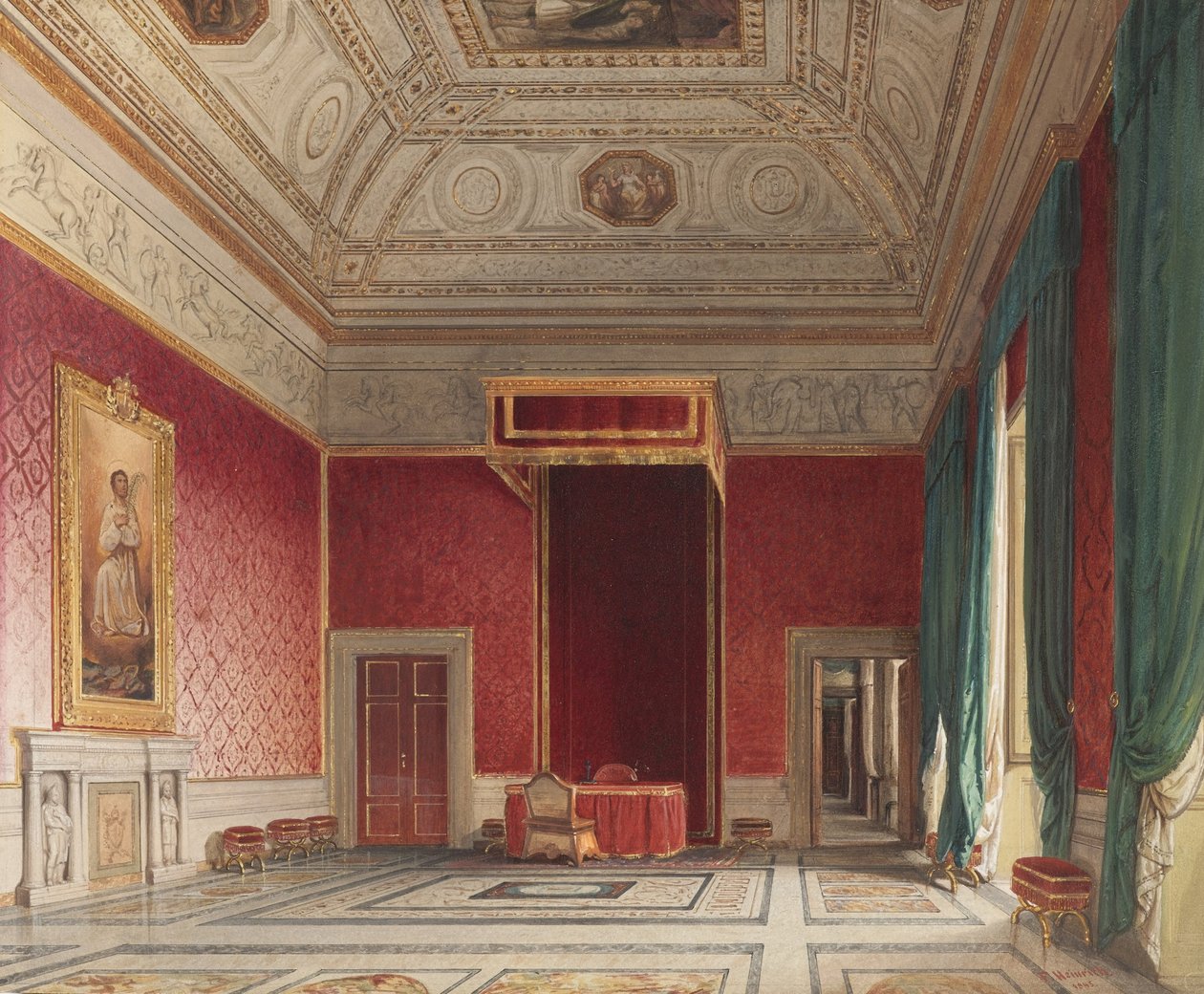 Salle du Thorvaldsen, Rome - Franz Heinrich
