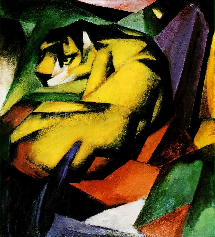 Le tigre - Franz Marc