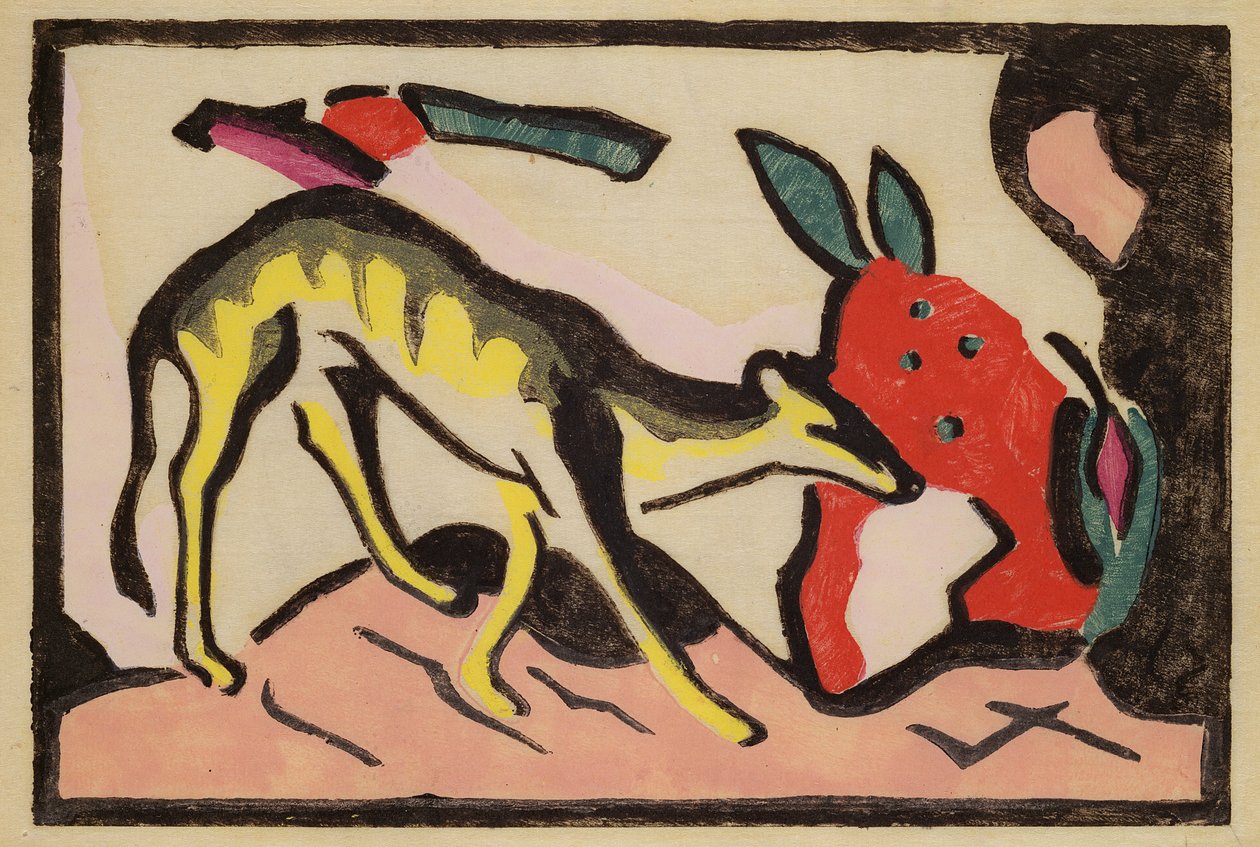 Paresseux, 1912 - Franz Marc