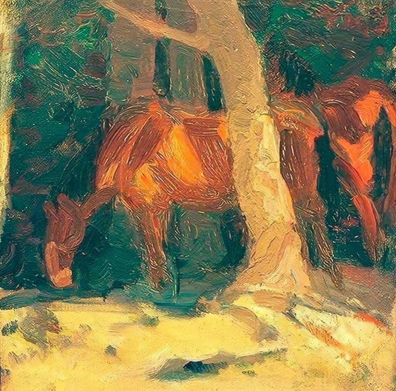Esquisse de cheval II - Franz Marc