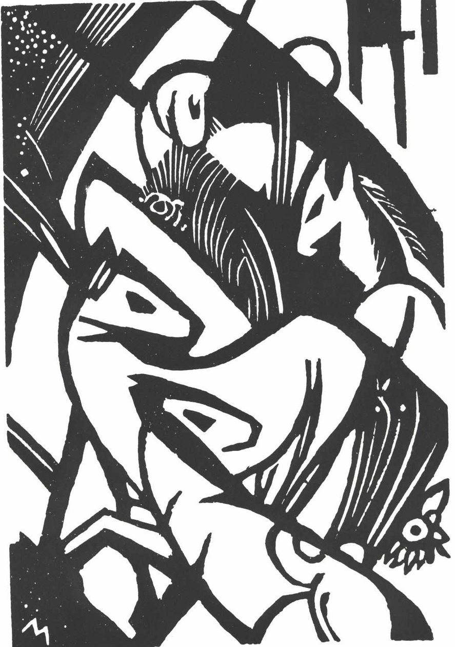 Cheval sauvage - Franz Marc