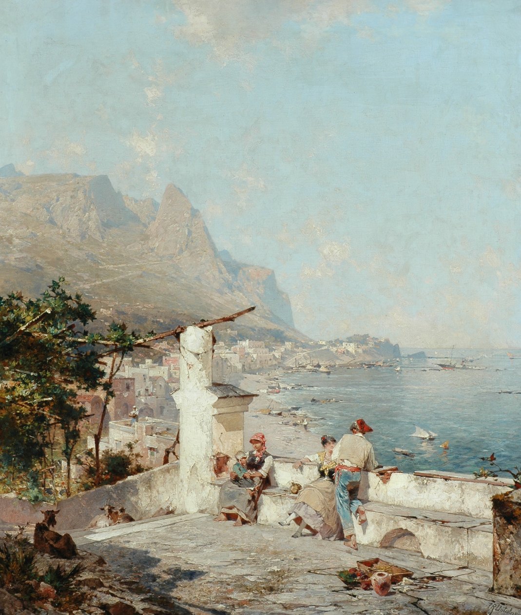 Capri, Golfe de Naples - Franz Richard Unterberger