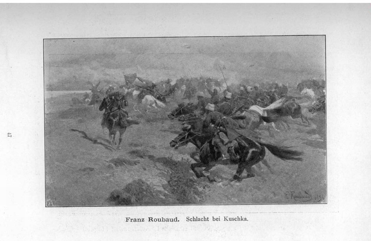 Bataille de Kuschka - Franz Roubaud