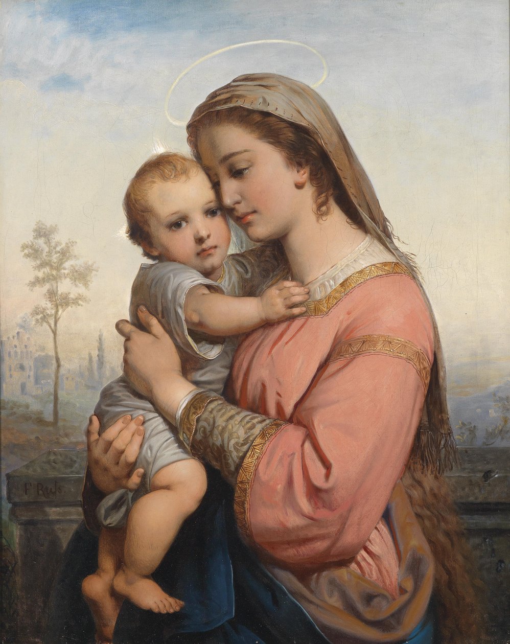 Madone et Enfant - Franz Russ the Elder