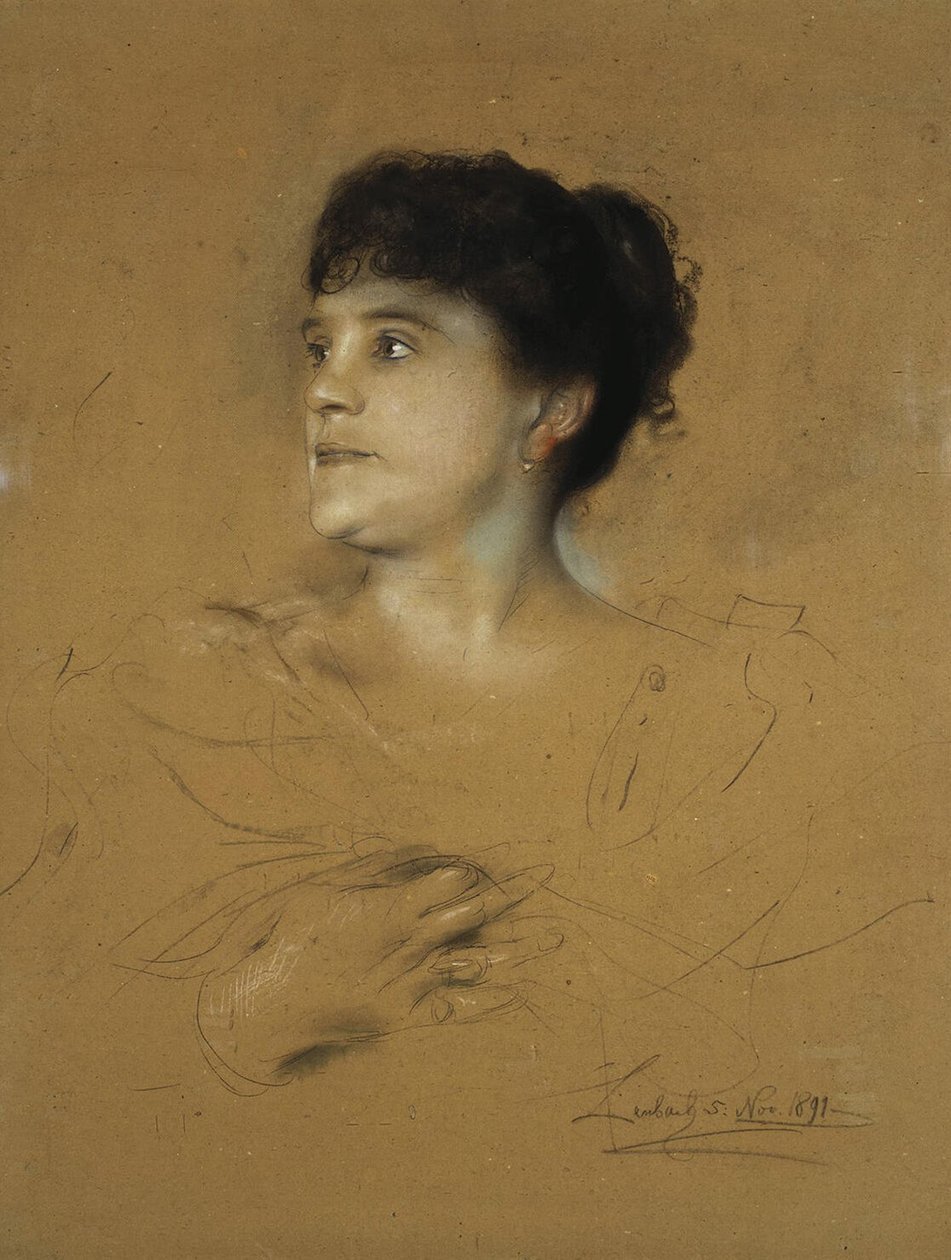 Portrait de Marcella Sembrich, 1891 - Franz Seraph von Lenbach