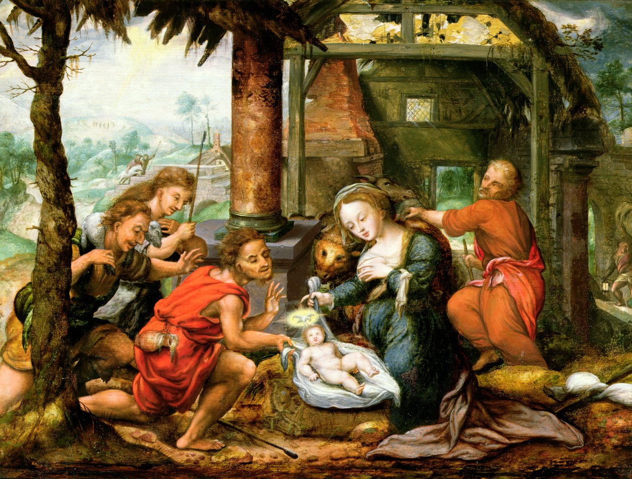 Adoration des bergers - Franz Verbeeck or Verbeecq