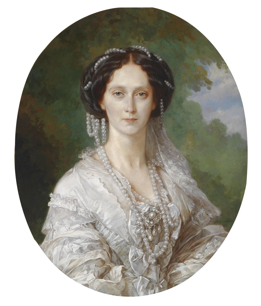 Portrait de Maria Alexandrovna - Franz Xaver Winterhalter