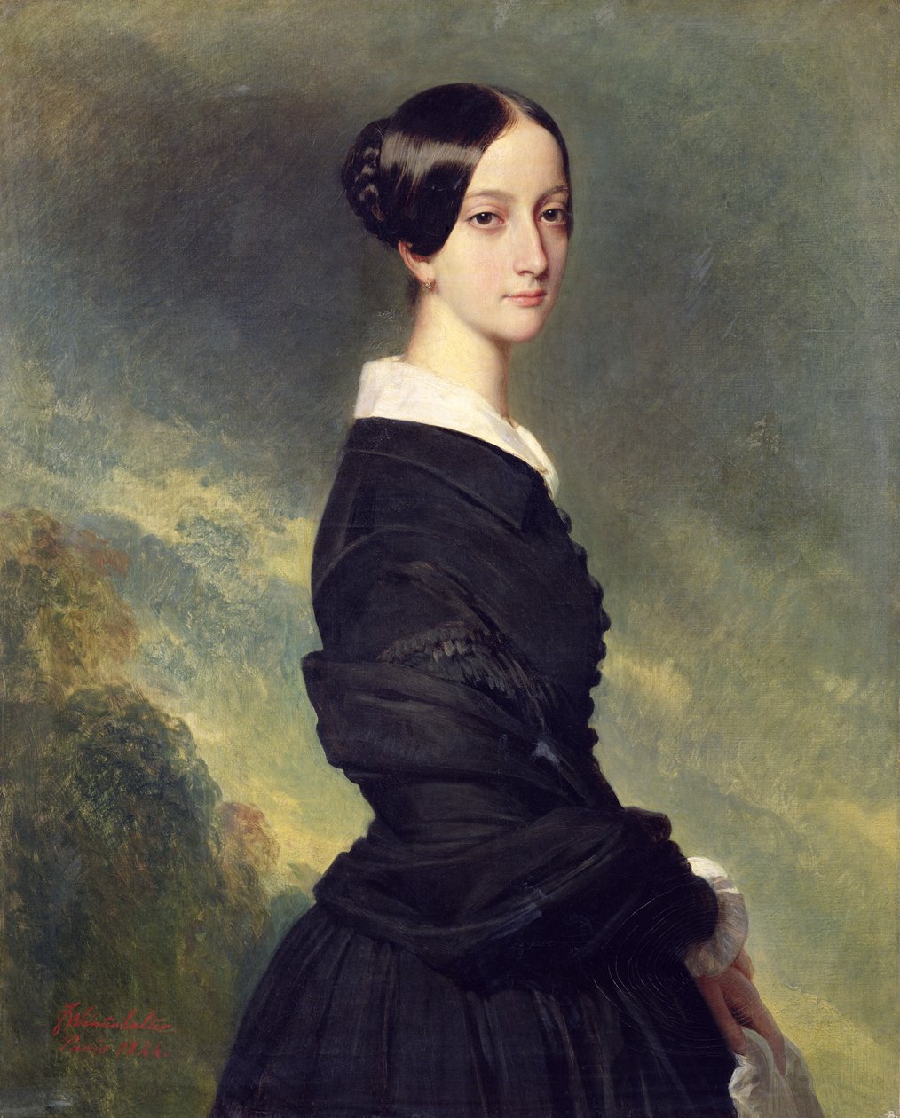 Portrait de Francisca Caroline de Braganca, 1844 - Franz Xaver Winterhalter