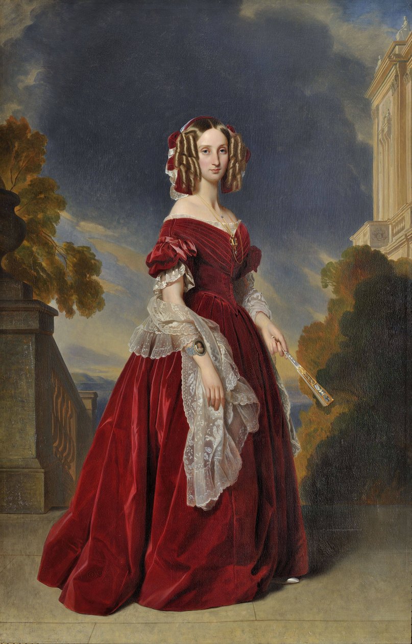 Portrait de Marie-Louise, première Reine des Belges - Franz Xaver Winterhalter