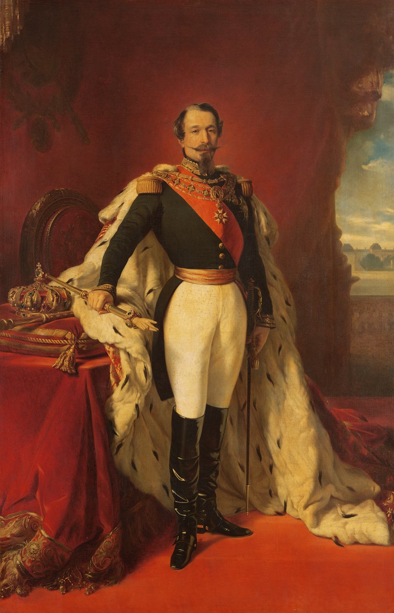 Portrait de Napoléon III (1808-73) empereur de France - Franz Xaver Winterhalter