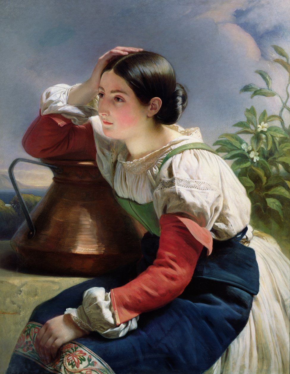 Jeune Italien au puits, c.1833-34 - Franz Xaver Winterhalter