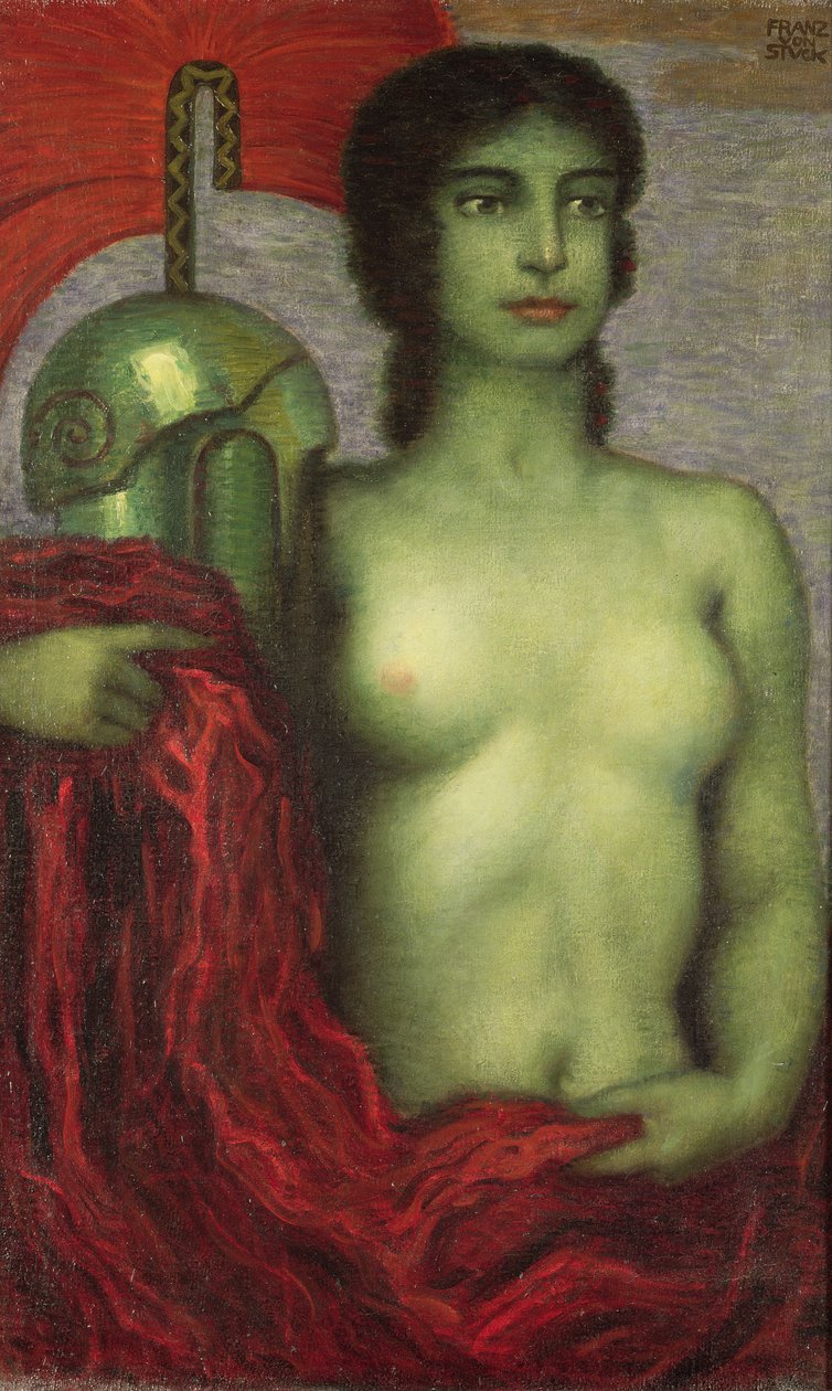 Athéna, c.1923 - Franz von Stuck
