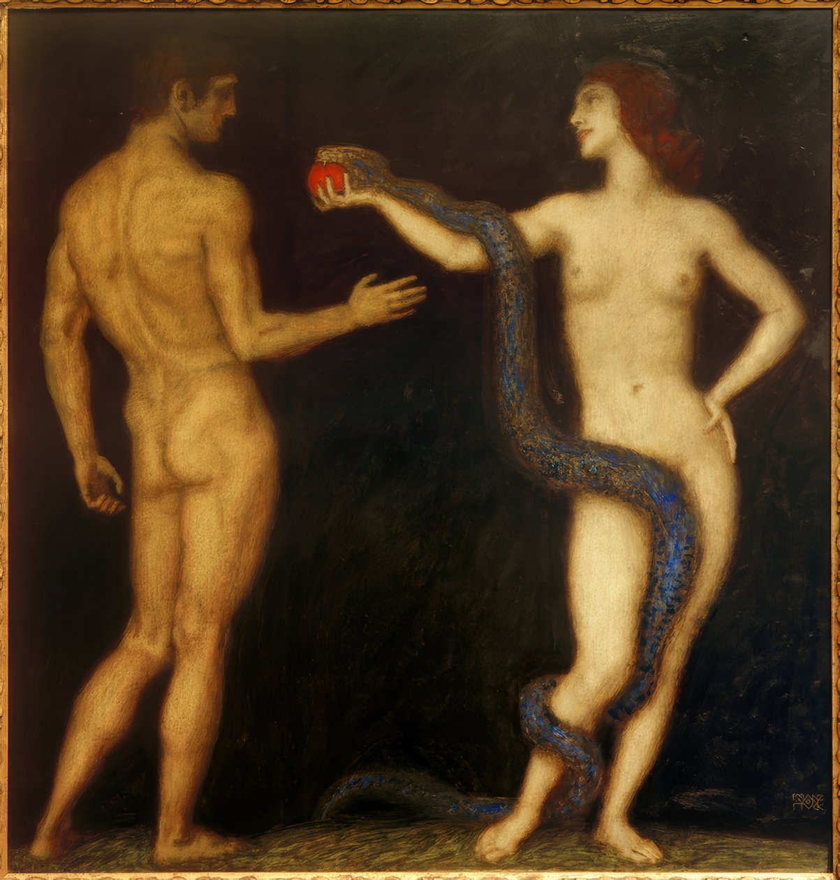 F. von Stuck, Adam et Ève - Franz von Stuck