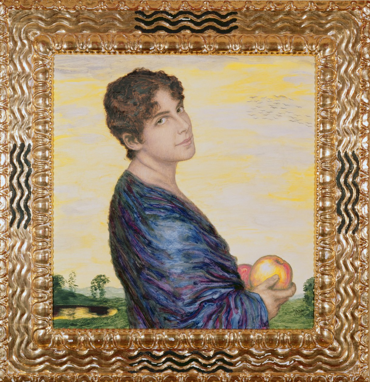 Femme tenant une pomme, c.1916 - Franz von Stuck