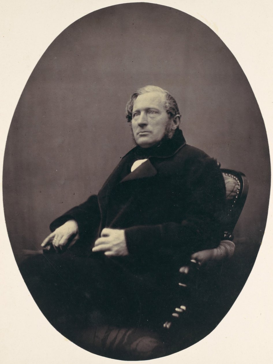 [Homme assis dans un fauteuil], années 1850-60 - Franz Antoine