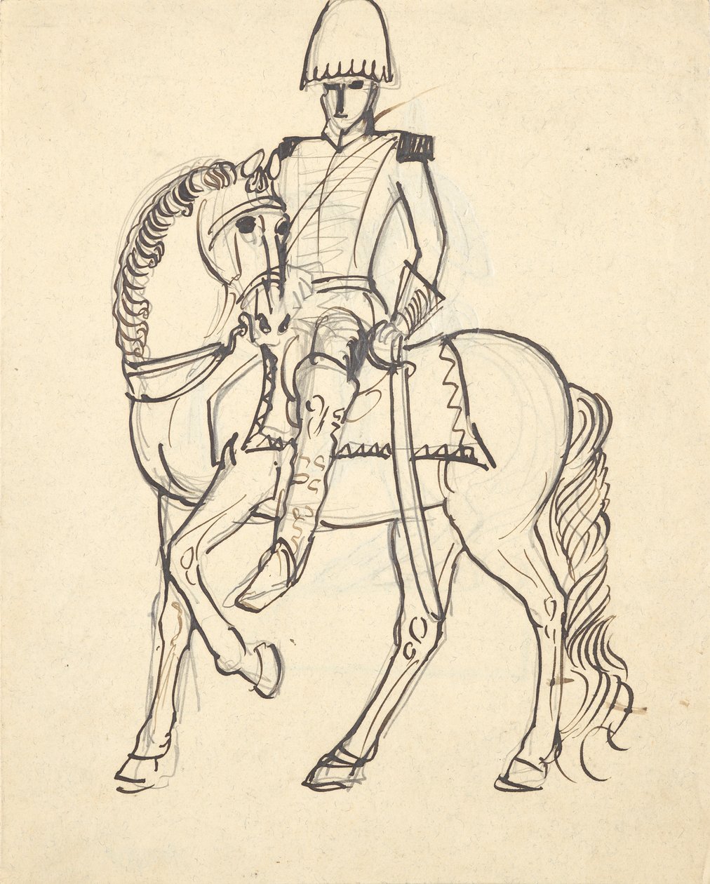 Officier à cheval - Franz Barwig d. Ä.