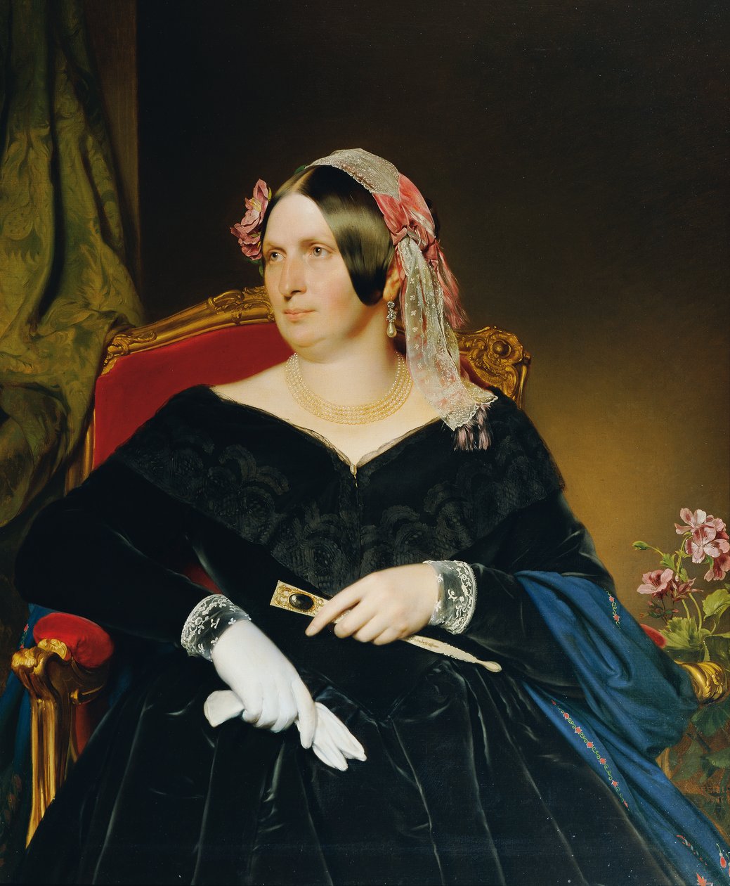 Dame dans un fauteuil - Franz Eybl