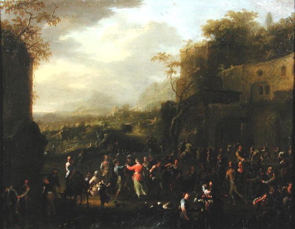 La danse de mariage - Franz Ferg