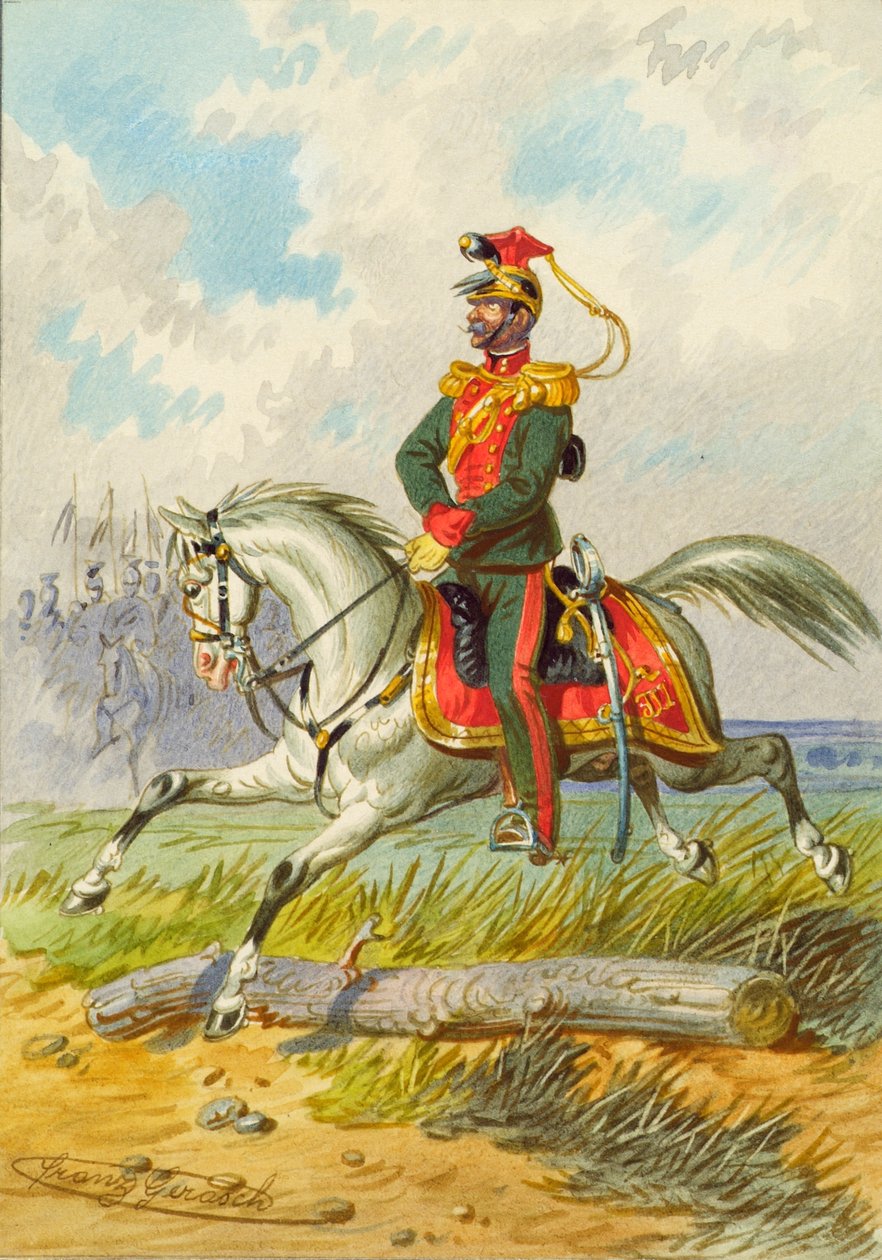 Soldat à cheval - Franz Gerasch