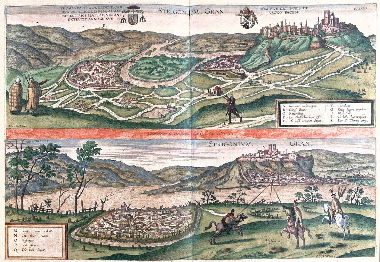 Esztergom, Hongrie - Franz Hogenberg